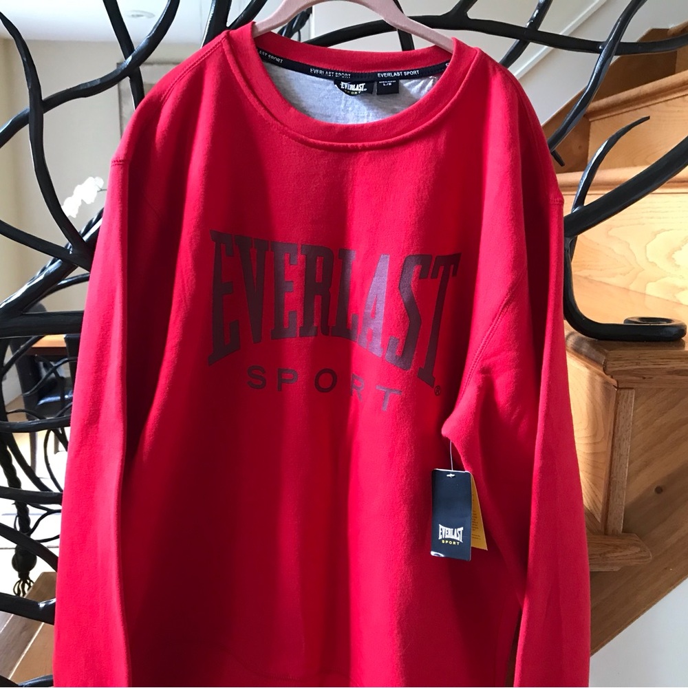 Everlast Sport Red Crewneck